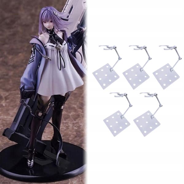 5x Doll Model Support Doll Stop-Motion Holder for Hg RG SD Shf 1/100 White