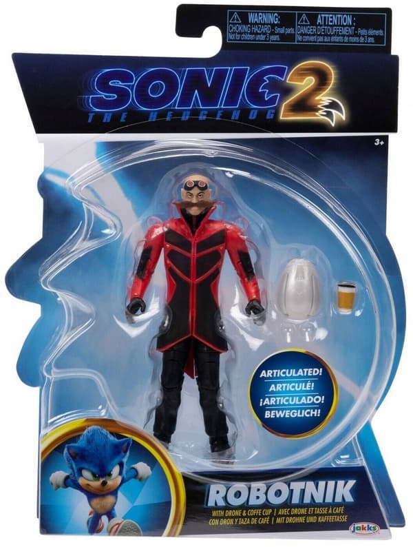 SONIC 41272 Robotnik figure with accessories, 10 cm