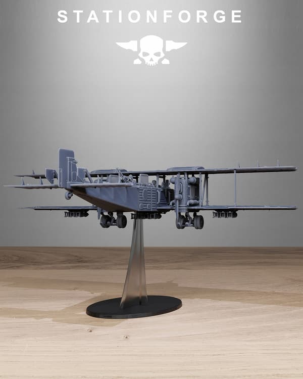 GrimGuard Iron Biplane