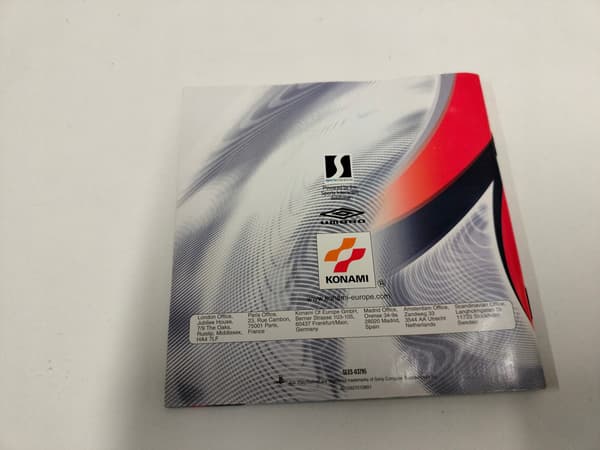 PRO EVOLUTION SOCCER PSX ENG BOOKLET / MANUAL
