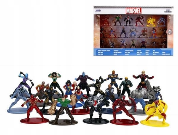 Marvel Metal Collectible Figures, 20-piece set