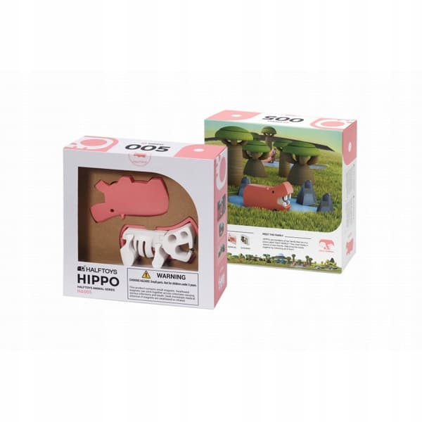 MAGNETIC FOLDABLE HIPPO PUZZLE BY HALF TOYS