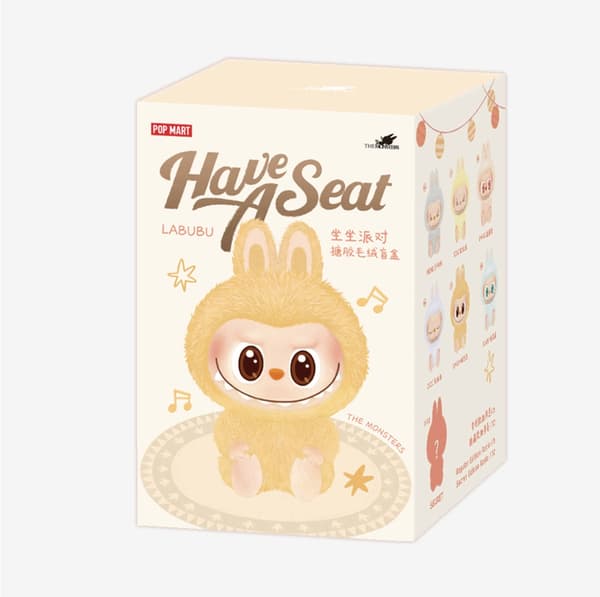 POP MART The Monsters Labubu plush keyring, 15 cm