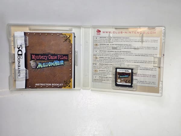 MYSTERY CASE FILES: MILLIONHEIR – NINTENDO DS