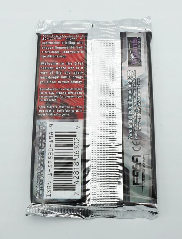 Battletech TCG Limited Booster Pack WOC 6302