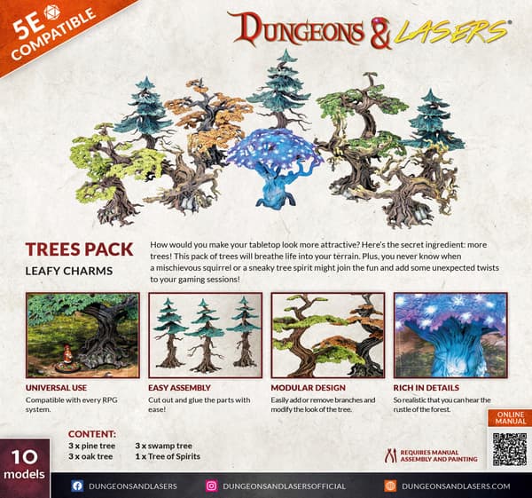 Trees Pack – Forest Dungeons & Lasers