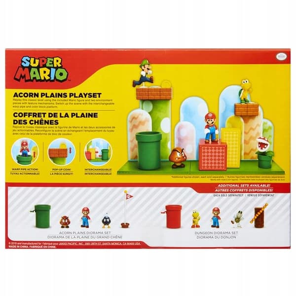 Super Mario Acorn Plains Model Kit Set