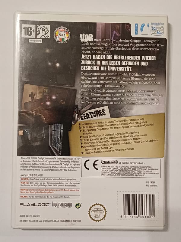 Obscure II, Wii