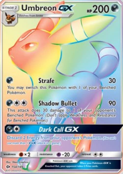 Pokemon Umbreon GX