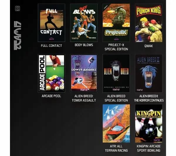 Evercade Team 17 Collection 1 – 10 games