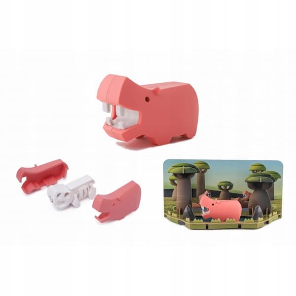 MAGNETIC FOLDABLE HIPPO PUZZLE BY HALF TOYS