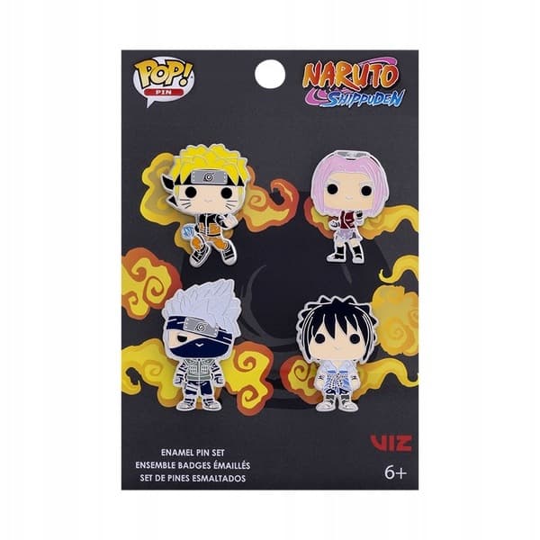 Funko Naruto Team 7 Pin Set – 4 pcs.