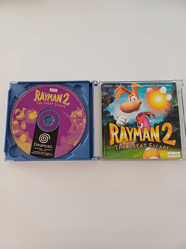 RAYMAN 2: THE GREAT ESCAPE – Sega Dreamcast, boxed
