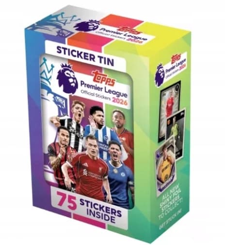 Premier League 2026 Sticker Collection – OUTLET tin