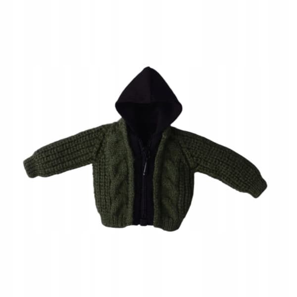 1/12 scale jumper, Winter, Green doll