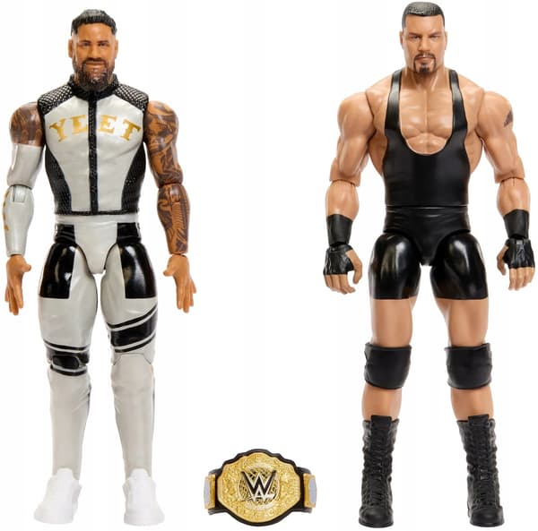 MATTEL WWE Main Event Showdown Jey Uso & Bron Breakker Figures
