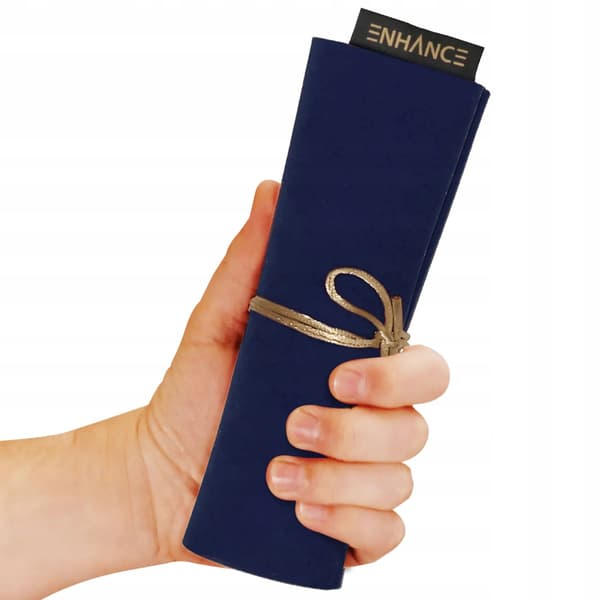 Enhance - Tabletop Roll on a Scroll Bag (case + set of dice) - Blue