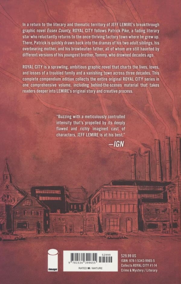 Royal City Compendium One by Jeff Lemire