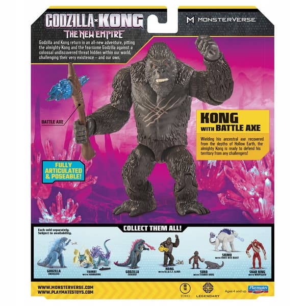 Godzilla vs Kong – King Kong with a 15 cm battle axe