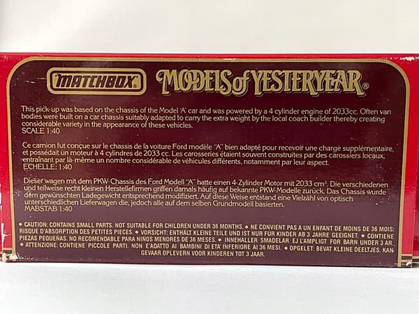 MATCHBOX-MOY No. Y35 FORD MODEL A (B)