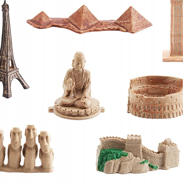 Set of 7 Micro Educational Construction Models