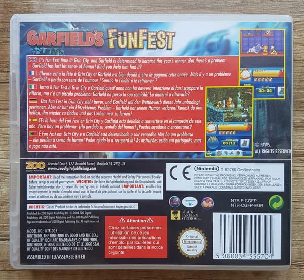 Garfield's Fun Fest for Nintendo DS – a gift
