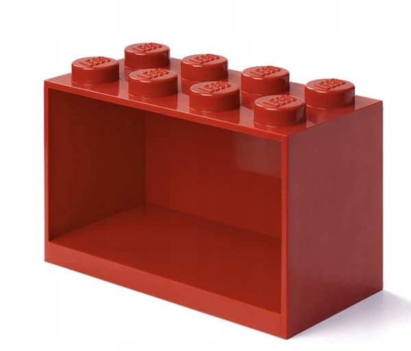 LEGO brick-shaped shelf 41151730, red