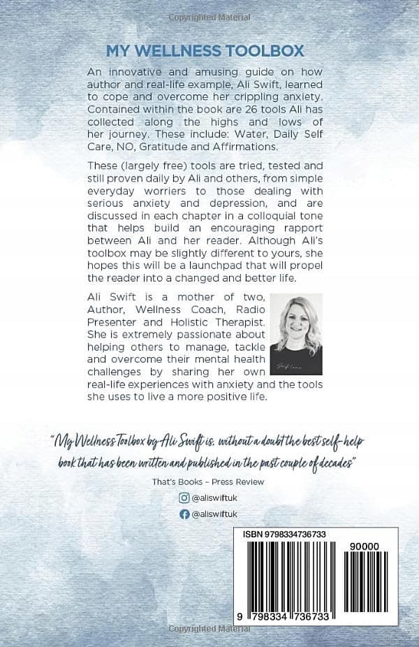 Swift, Ali: My Wellness Toolbox: My Tools for Overcoming Anxiety