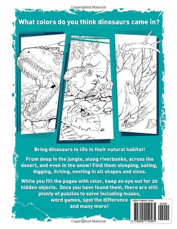 Conway, Russell: 65 Dinosaurs to Colour In