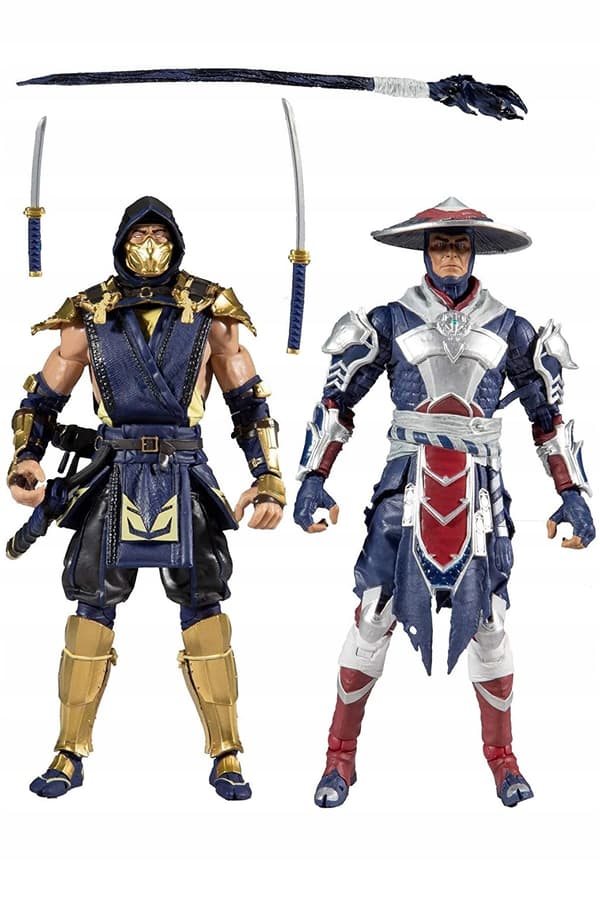 Mortal Kombat 11 Scorpion and Raiden Figures