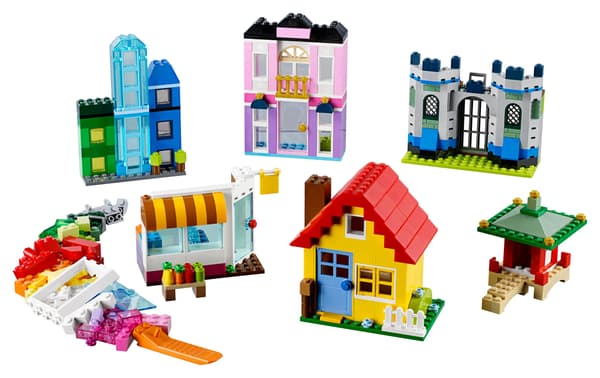LEGO 10703 Classic – Creative Builder Set – Townhouses