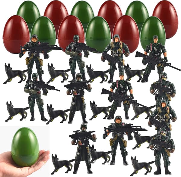 Joyin Surprise Eggs – Soldier Figures, 12-pack