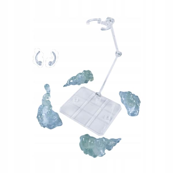 Models with a smoke effect for articulated dolls Realistic diorama scene Clear