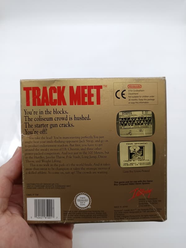 TRACK MEET Nintendo Game Boy Classic (boxed)