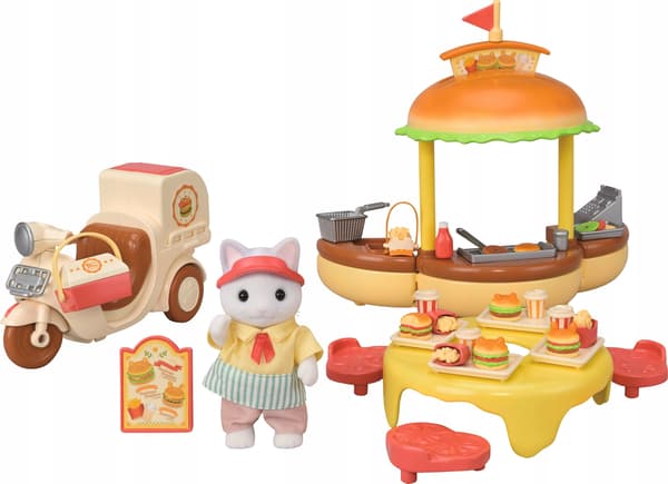 SYLVANIAN Portable Burger Stall 05757