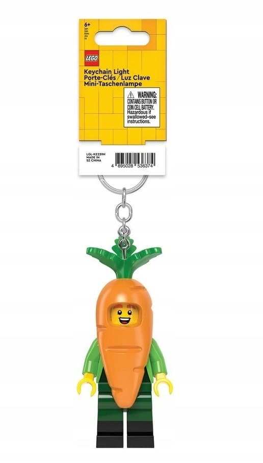 LEGO LED Carrot Keyring Torch LGL-KE239H