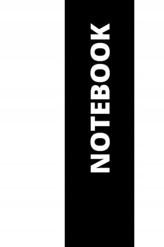Notebook: White, 6x9", 120 lined pages