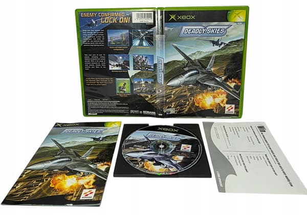 DEADLY SKIES XBOX 3XA WELL-PRESERVED DISC -5