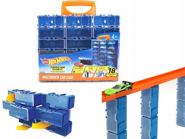 HOT WHEELS CASE FOR 18 CARS