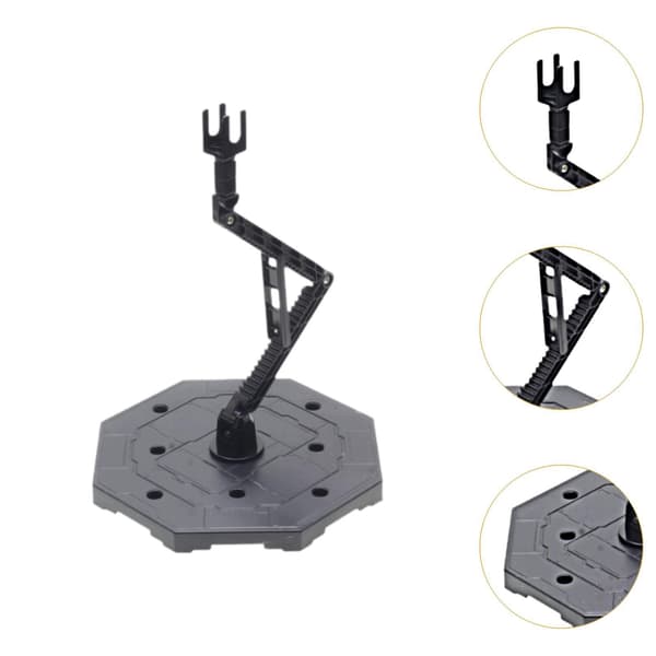 Action figure base: Height- and angle-adjustable display stand for 1/100 Black