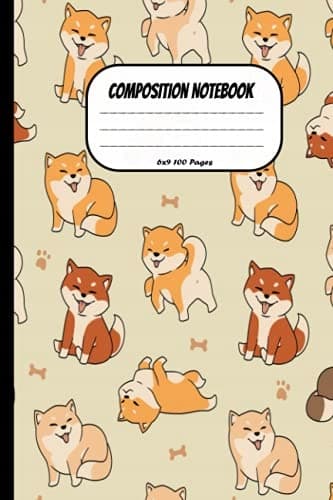 COMPOSITION NOTEBOOK: Cute dog, Yorkshire Terrier notebook, dog lovers,