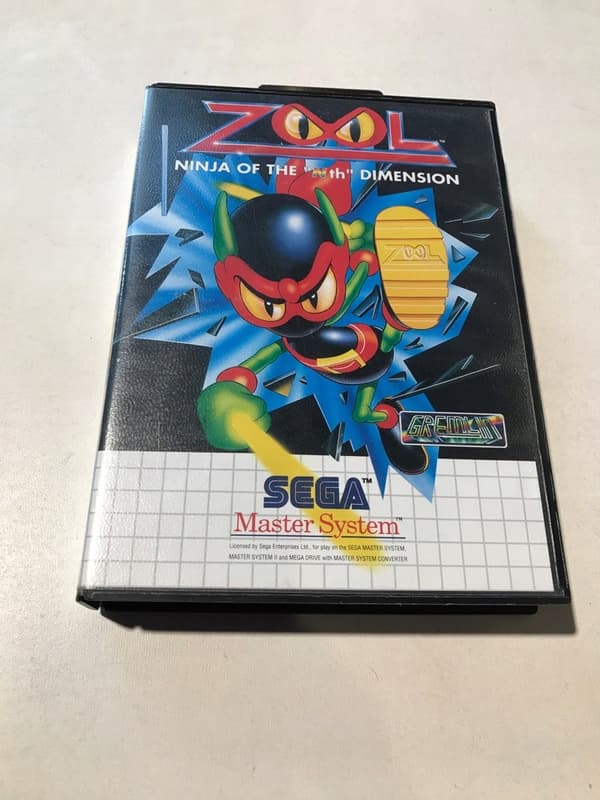 ZOOL NINJA OF THE "NTH" DIMENSION SEGA MASTER SYSTEM