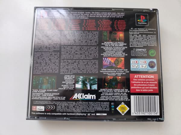 Game D / "D" / PSX PS1 ENG PAL