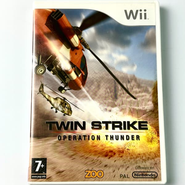 Twin Strike: Operation Thunger | Nintendo Wii | 3xA SET