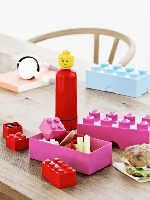 LEGO building block lunch box, breakfast container – GREEN