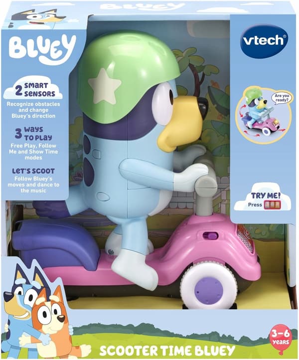 VTECH Bluey: Scooter Time – Bluey Interactive Figure (English Version)
