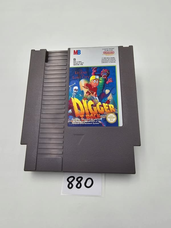 NINTENDO NES DIGGER T-ROCK ORIGINAL