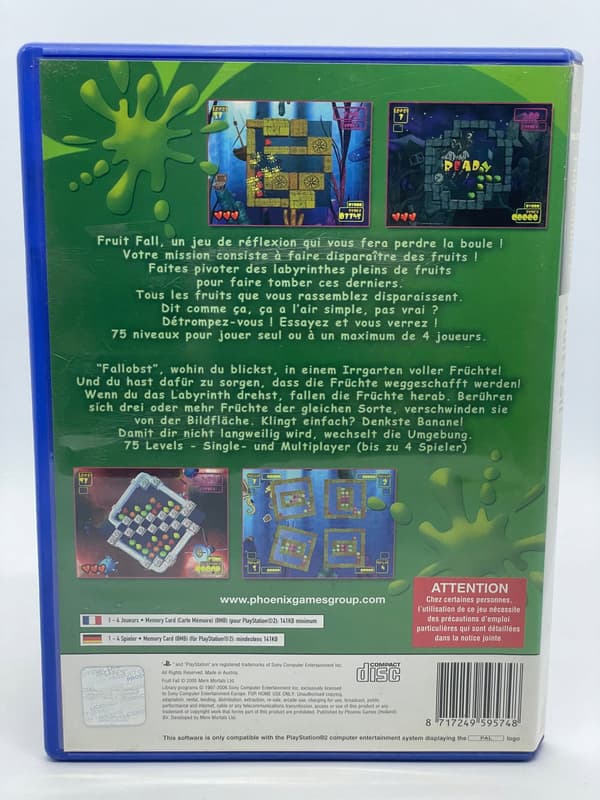 Fruit Fall PS2 game