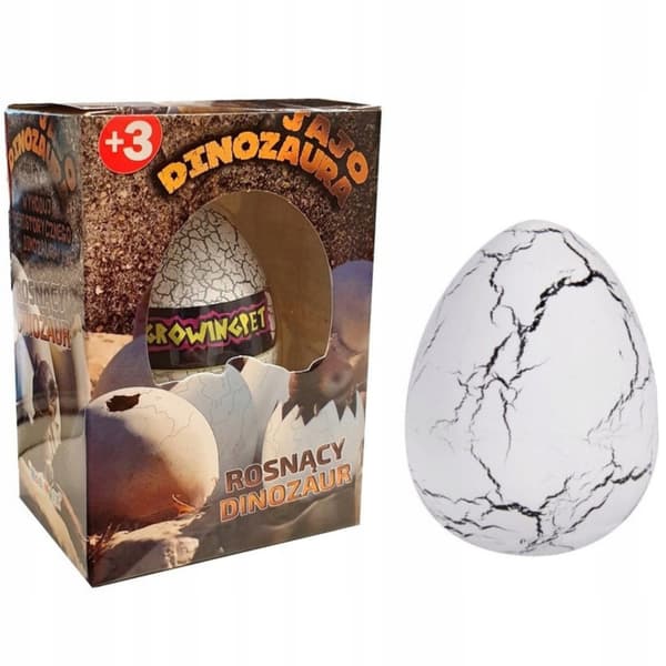 5x DINOSAUR EGG: hatching, growing DINOSAUR – LARGE, PERFECT AS A GIFT