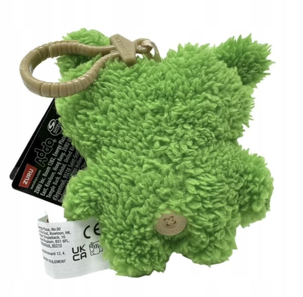 FUGGLER KEYRING MASCOT PLUSH TOY TEETH MONSTER BACKPACK PENDANT GREEN